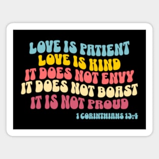 Love Is Patient Love Is Kind Bible Verse Magnet